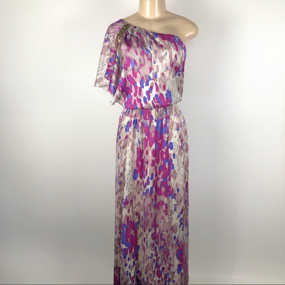 JESSICA SIMPSON ONE SHOULDER MAXI DRESS